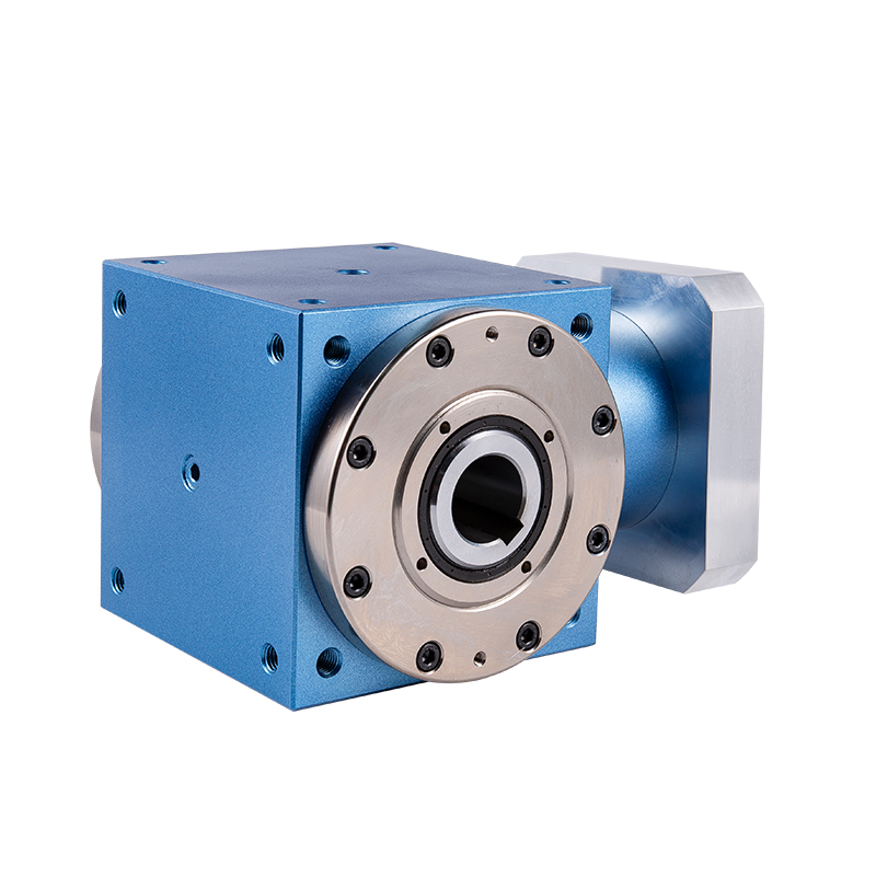 Komutator z przekładnią stożkową spiralną serii TD-CR z wyjściem na wale drążonym Komutator z przekładnią stożkową spiralną serii TD-CR z wyjściem na wale drążonym